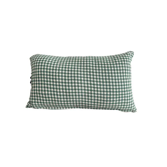 Christmas Throw Pillow Joy with Heart Red and Green 24” X 14” - Picture 3 of 3